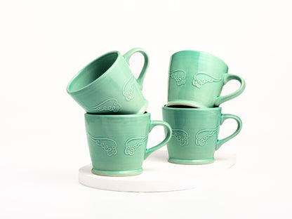 Four Handcrafted Mugs