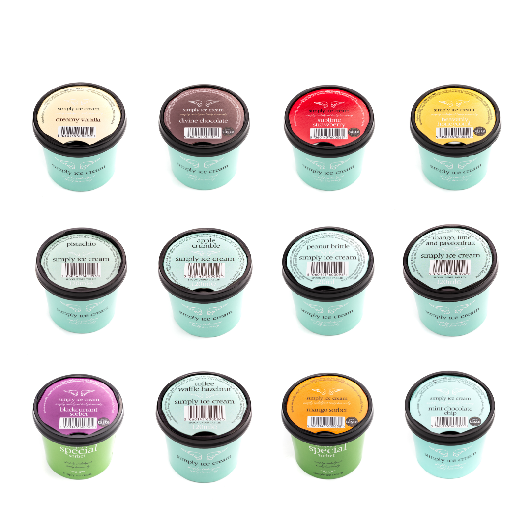 The Little Scoop Collection (12 x 120ml) – Simply Ice Cream